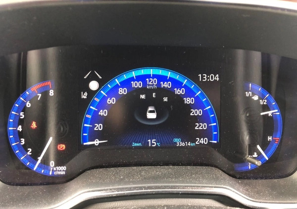 Toyota Corolla cena 89900 przebieg: 33614, rok produkcji 2022 z Pogorzela małe 596